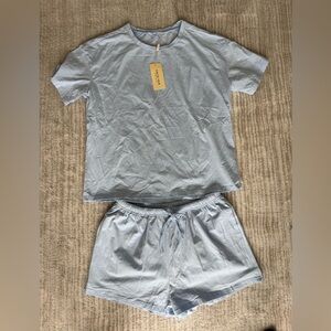 Comfy Light Blue Pajama Set